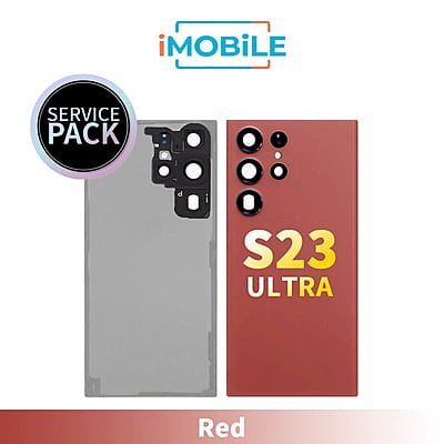 Samsung Galaxy S23 Ultra 5G (S918) Back Cover [Service Pack] [Red]
