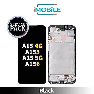 Samsung Galaxy A15 4G A155 / A15 5G A156 LCD Touch Digitizer Screen [Service Pack] [Black] GH82-33637A