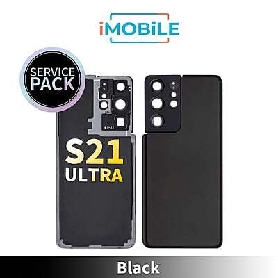 Samsung Galaxy S21 Ultra (G998) Back Cover [Service Pack] [Black] GH82-24577A