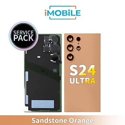 Samsung Galaxy  S24 Ultra (S928) Back Cover [Service Pack]  [Sandstone Orange]