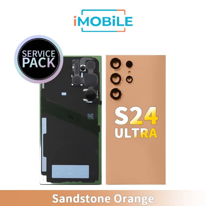 Samsung Galaxy  S24 Ultra (S928) Back Cover [Service Pack]  [Sandstone Orange]