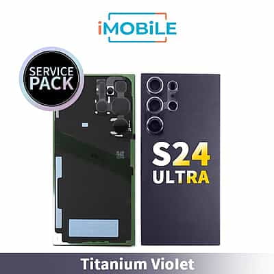 Samsung Galaxy S24 Ultra (S928) Back Cover [Service Pack] [Titanium Violet]