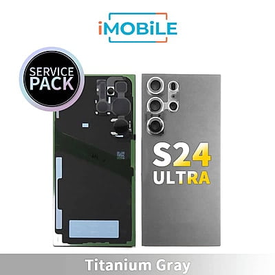 Samsung Galaxy  S24 Ultra (S928) Back Cover [Service Pack] [Titanium Grey] GH82-33362A