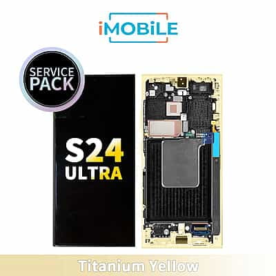 Samsung Galaxy S24 Ultra (S928)  LCD Touch Digitizer Screen [Service Pack] [Titanium Yellow]