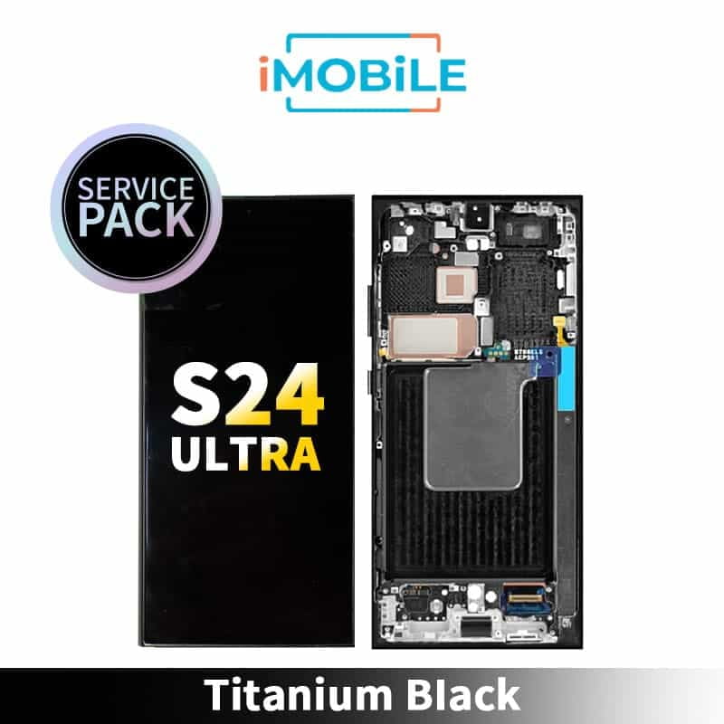 Samsung Galaxy S24 Ultra (S928)  LCD Touch Digitizer Screen [Service Pack] [Titanium Black]