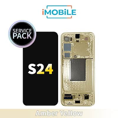 Samsung Galaxy S24 (S921)  LCD Touch Digitizer Screen [Service Pack] [Amber Yellow]