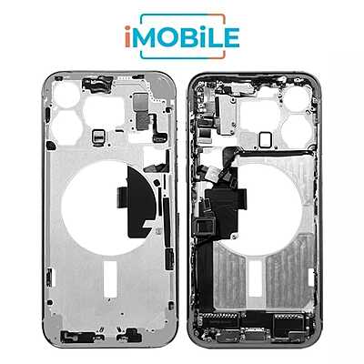 iPhone 15 Pro Max Compatible Back Housing with Small Parts [IMB] [Natural Titanium]