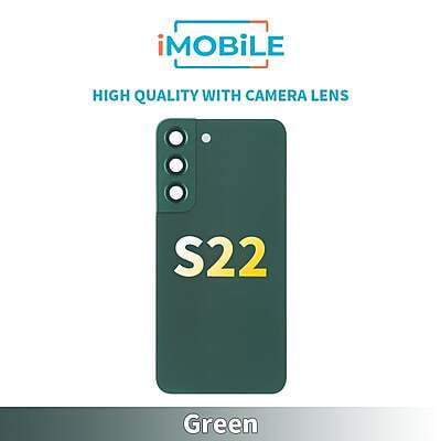 Samsung Galaxy S22 5G (S901) Back Glass [High Quality With Camera Lens] [Green]