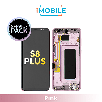 Samsung Galaxy S8 Plus (G955) LCD Touch Digitizer Screen [Service Pack] [Pink] GH97-20470E