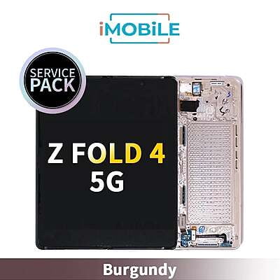 Samsung Galaxy Z Fold 4 5G (F936) Main LCD Digitizer Screen [Burgundy] [Service Pack] GH82-29461D