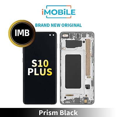 Samsung Galaxy S10 Plus (G975) LCD Touch Digitizer Screen Brand New Original [IMB] [Prism Black]·