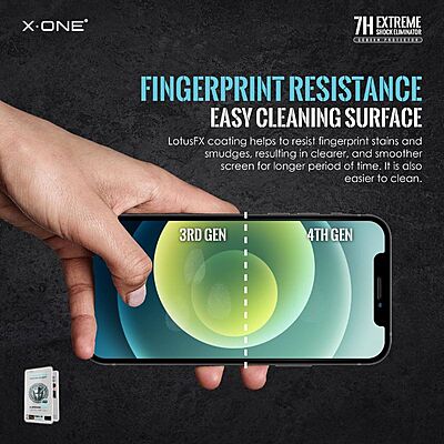 X.One Hybrid Polymer Impact Screen Protector for iPhone 15 / 16 X.One Hybrid Polymer Impact Screen Protector for iPhone 15 / 16