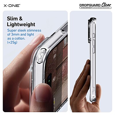 X.One [MagSafe] Dropguard Clear Impact Protection Case, iPhone 17