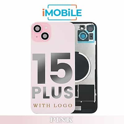 iPhone 15 Plus Compatible Back Cover Glass Assembly With MagSafe [Pink]