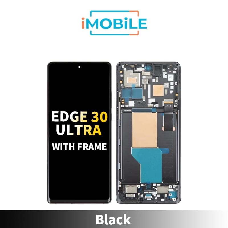 MOTO Edge 30 Ultra 5G LCD And Touch Assembly With Frame [Black]