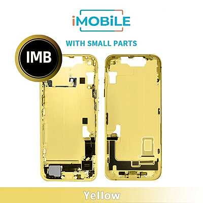 iPhone 14 Compatible Back Housing With Small Parts [IMB] [Yellow]