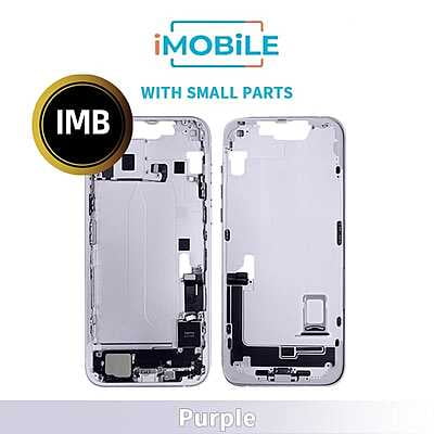 iPhone 14 Plus Compatible Back Housing With Small Parts [IMB] [Purple]