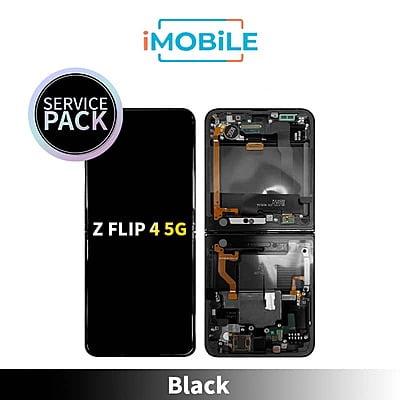 Samsung Galaxy Z Flip 4 5G (F721) Main LCD Digitizer Screen [Service Pack] [Black] GH82-30238E