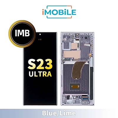 Samsung Galaxy S23 Ultra 5G (S918) LCD Touch Digitizer Screen [IMB] [Silver- For Online Version Blue/Lime]