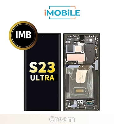 Samsung Galaxy S23 Ultra 5G (S918) LCD Touch Digitizer Screen [IMB] [Cream]