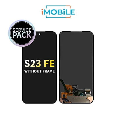Samsung Galaxy S23 FE (Soft OLED) LCD And Toush Digitizer Screem Without Frame [Service Pack]