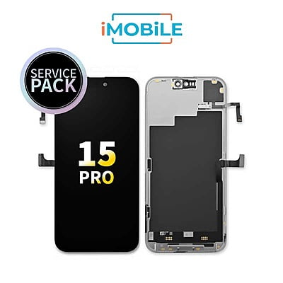 iPhone 15 Pro (6.1 Inch) Compatible LCD (OLED) And Touch Digitizer Screen [Service Pack]