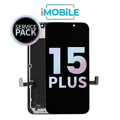 iPhone 15 Plus (6.7 Inch) Compatible LCD (OLED) and Touch Digitizer Screen [Service Pack]