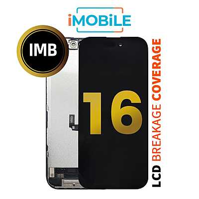iPhone 16 (6.1 Inch) Compatible LCD (Soft OLED) Touch Digitizer Screen [IMB]