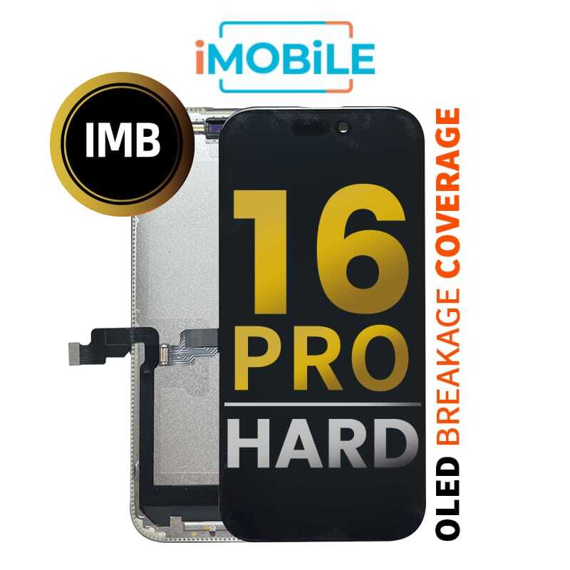 iPhone 16 Pro (6.3 Inch) Compatible LCD (Hard OLED) Touch Digitizer Screen [IMB]