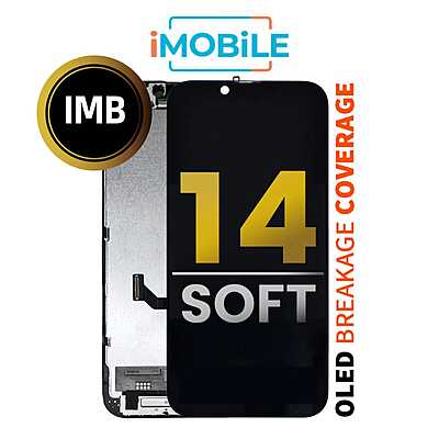 iPhone 14 (6.1 Inch) Compatible LCD (Soft OLED) Touch Digitizer Screen [IMB]-Soft OLED