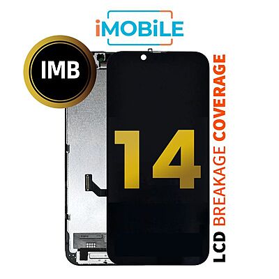 iPhone 14 (6.1 Inch) Compatible LCD (Soft OLED) Touch Digitizer Screen [IMB]