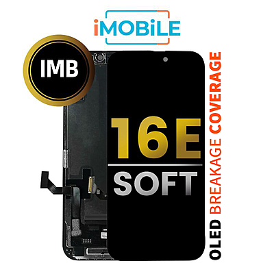 iPhone 16E (6.1 Inch) Compatible LCD (Soft OLED) Touch Digitizer Screen [IMB]