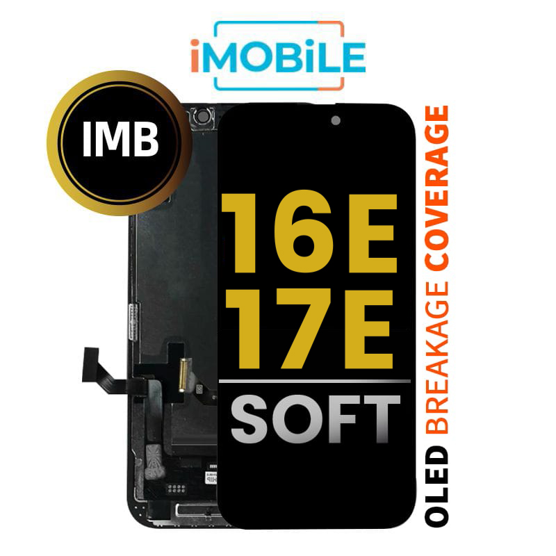 iPhone 16E / 17E (6.1 Inch) Compatible LCD (Soft OLED) Touch Digitizer Screen [IMB]