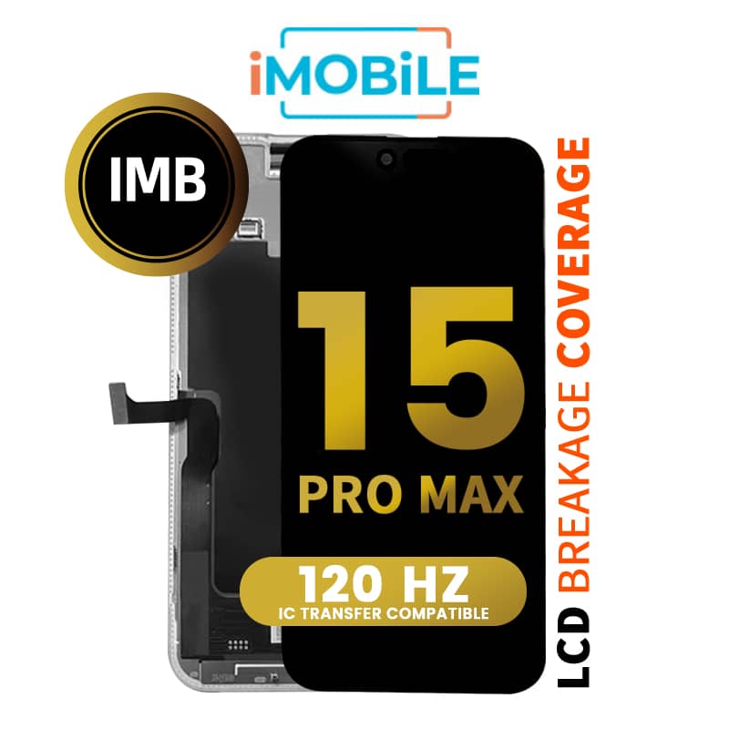 iPhone 15 Pro Max (6.7 Inch) Compatible LCD (Soft OLED) Touch Digitizer Screen [IMB]