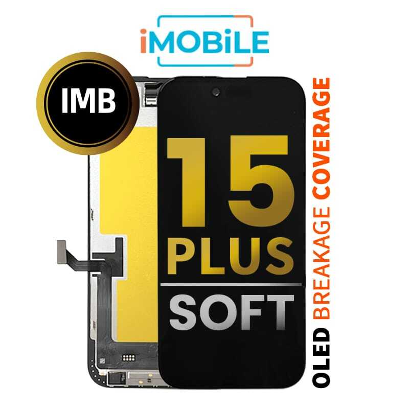 iPhone 15 Plus (6.7 Inch) Compatible LCD (Soft OLED) Touch Digitizer Screen [IMB]