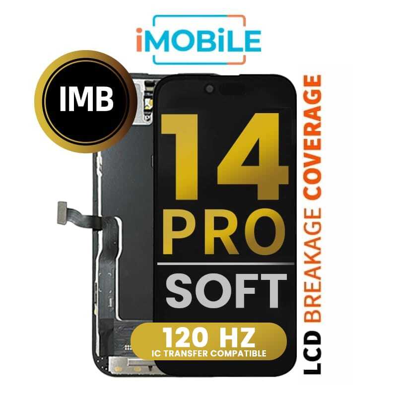 iPhone 14 Pro (6.1 Inch) Compatible LCD (Soft OLED) Touch Digitizer Screen [IMB]