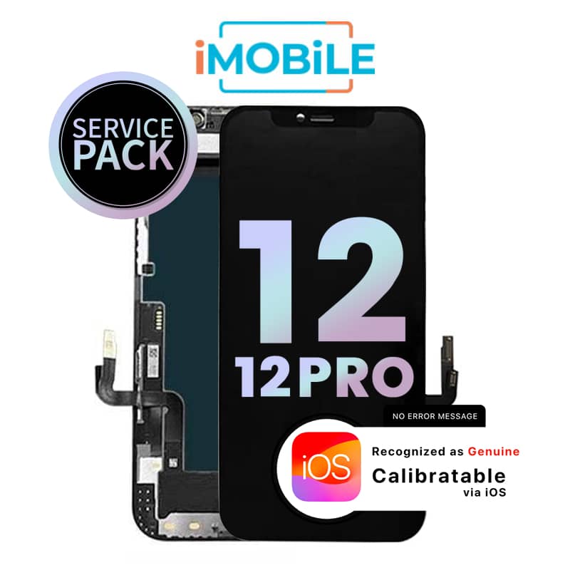 iPhone 12 / 12 Pro (6.1 Inch) Compatible LCD (Soft OLED) Touch Digitizer Screen [Service Pack]