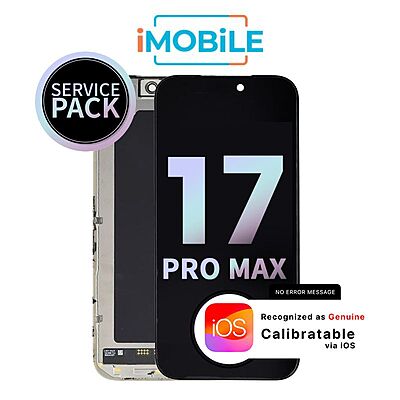 iPhone 17 Pro Max (6.9 Inch) Compatible LCD (Soft OLED) Touch Digitizer Screen [Service Pack]