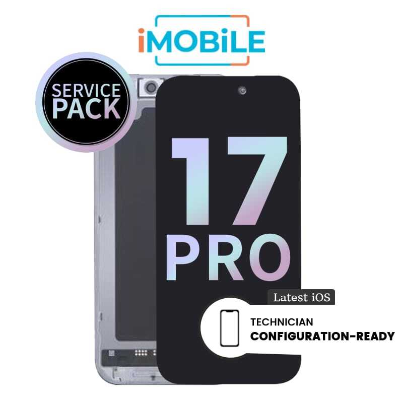 iPhone 17 Pro (6.3 Inch) Compatible LCD (Soft OLED) Touch Digitizer Screen [Service Pack]