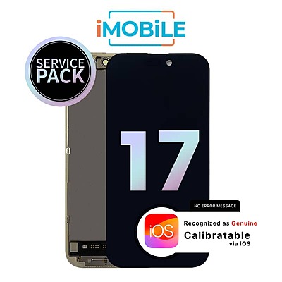 iPhone 17 (6.3 Inch) Compatible LCD (Soft OLED) Touch Digitizer Screen [Service Pack]