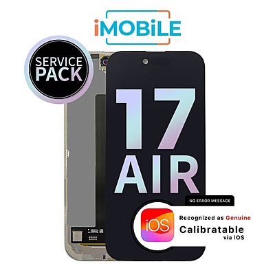 iPhone 17 Air (6.3 Inch) Compatible LCD (Soft OLED) Touch Digitizer Screen [Service Pack]