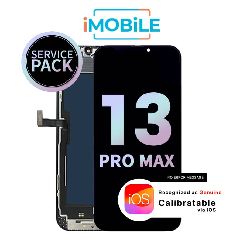 iPhone 13 Pro Max (6.7 Inch) Compatible LCD (Soft OLED) Touch Digitizer Screen [Service Pack]
