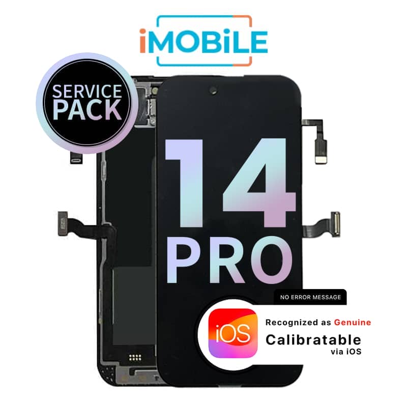 iPhone 14 Pro (6.1 Inch) Compatible LCD (Soft OLED) Touch Digitizer Screen [Service Pack]