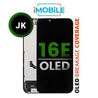 iPhone 16E (6.1 Inch) Compatible LCD (Soft OLED) Touch Digitizer Screen [JK]