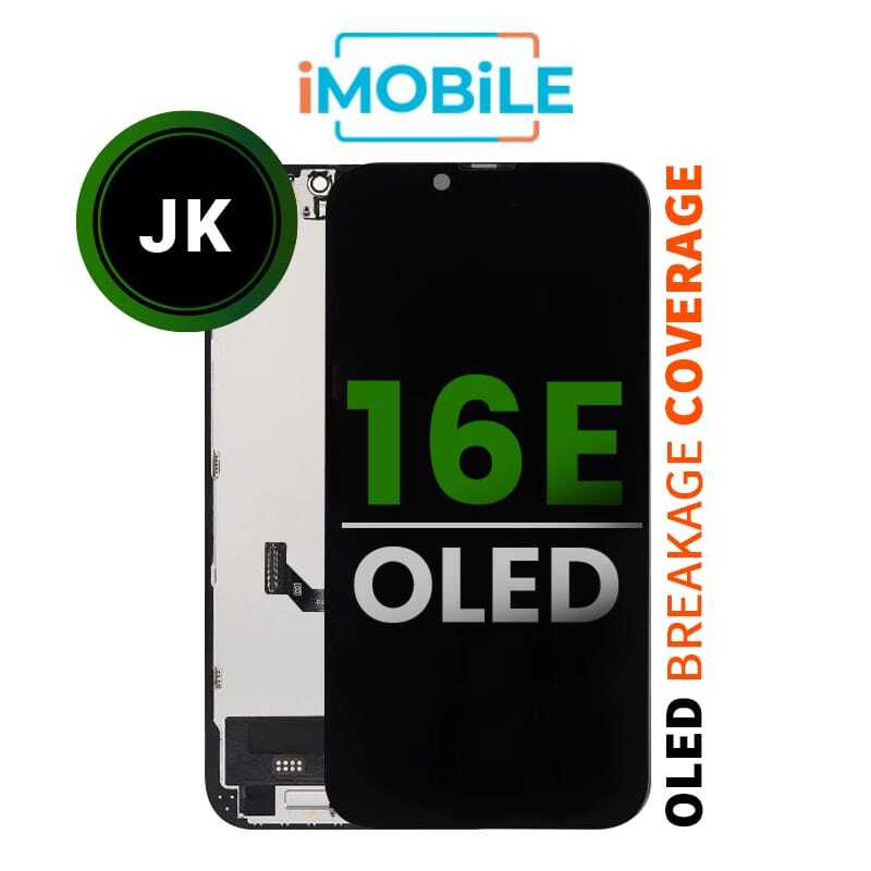iPhone 16E (6.1 Inch) Compatible LCD (Soft OLED) Touch Digitizer Screen [JK]
