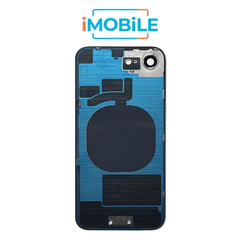 iPhone 16E Compatible Back Back Cover Glass [White]