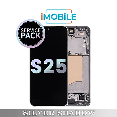Samsung Galaxy S25 5G (S931) LCD Touch Digitizer Screen [Service Pack] [Silver Shadow]