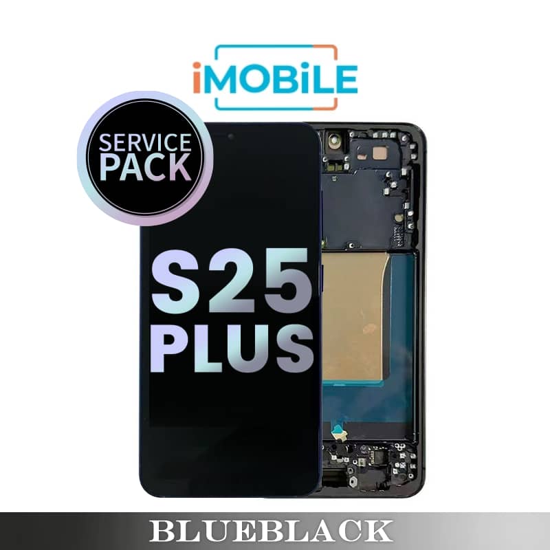 Samsung Galaxy S25 Plus (S936) LCD Touch Digitizer Screen [Service Pack] [BlueBlack]