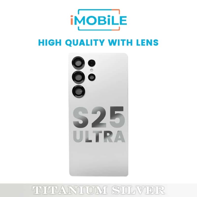 Samsung Galaxy S25 Ultra (S938) Back Cover [High Quality with Lens] [Titanium Silver]