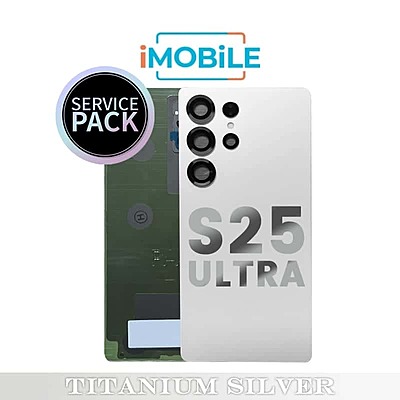 Samsung Galaxy S25 Ultra (S938) Back Cover [Service Pack] [Titanium Silver]